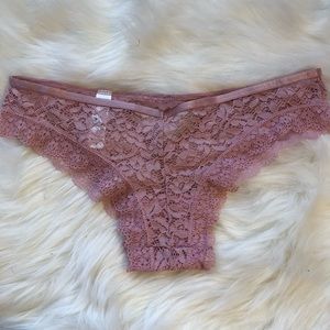 Pink Lace open detailed panties